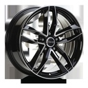 AVUS AF16 GLOSS BLACK POLISHED 9x21 5/112 ET30 CB66.4