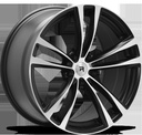 R-SERIES R3 BLACK POLISH 9x19 5/112 ET30 CB66.6