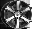 SPATH SP36 H BLACK MATT POLISH 8x18 6/139.7 ET35 CB67.1