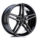 AVUS AC-515 BLACK POLISHED 7.5x17 5/112 ET45 CB66.6