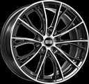 ELIT WHEELS EW10 BLACK / POLISHED 8x18 5/112 ET30 CB66.6