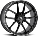 R-SERIES R14 BLACK POLISH 10x22 5/120 ET43 CB72.6