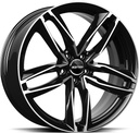 GMP ATOM BLACK DIAMOND 7.5x17 5/100 ET35 CB57.1