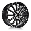 AVUS AC-M07 BLACK POLISHED 8.5x19 5/112 ET45 CB66.6