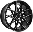 ROMAC VORTEX GLOSS BLACK / POLISHED 9.5x20 5/120 ET40 CB72.6