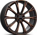 GMP TOTALE SATIN BLACK BRONZE ORANGE 9x19 5/112 ET48 CB66.6