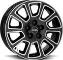 RIAL TRANSPORTER 2 DIAMOND BLACK POL 6.5x16 5/120 ET52 CB65.1