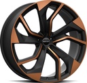 GMP REBEL SATIN BLACK BRONZE DIAMOND 8.5x19 5/112 ET25 CB66.5