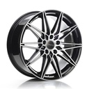 AVUS AC-MB5 BLACK POLISHED 8x18 5/112 ET57 CB66.7