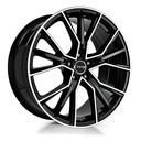 AVUS AF18 BLACK POLISHED 8x18 5/112 ET28 CB66.6