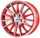 CMS C23 DIAMOND RED GLOSS 6x15 4/108 ET23 CB65.1