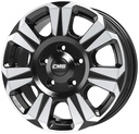 CMS C31 DIAMOND BLACK 6.5x16 5/114.3 ET48 CB66.1