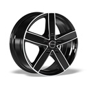 AVUS AC-V51 BLACK POLISHED 6.5x16 5/108 ET45 CB65.1