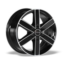 AVUS AC-V61 BLACK POLISHED 7.5x17 6/139.7 ET25 CB106.1