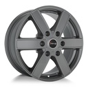 AVUS AC-V61 MATT ANTHRACITE 7.5x17 6/139.7 ET55 CB93.1