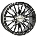 MONACO WHEELS GP2 GLOSS BLACK POLISHED 8.5x19 5/108 ET45 CB63.4