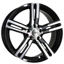 INTER ACTION KARGIN GLOSS BLACK POLISHED 6.5x16 5/112 ET45 CB72.6