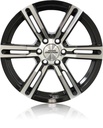 INTER ACTION KARGIN 6 GLOSS BLACK POLISHED 7x16 6/130 ET50 CB84.1