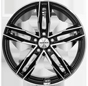 MONACO WHEELS RR8M GLOSS BLACK POLISHED 7.5x17 5/112 ET45 CB66.5