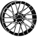 MONACO WHEELS GP11 BLACK POLISHED 8x18 5/108 ET45 CB63.4