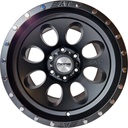 NANO 5187 FULL MATT BLACK 8.5x16 6/139.7 ET-15 CB110