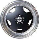 NANO 5852 MATTE BLACK MACHINED LIP 8x18 5/112 ET30 CB66.6