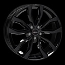 AUTEC UTECA GLOSS BLACK 9.5x22 5/120 ET45 CB72.6