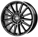 CMS C23 GLOSS BLACK POLISHED LIP 6.5x16 4/108 ET38 CB65.1