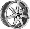 RONAL R51 HYPER SILVER 8x17 5/108 ET45 CB76