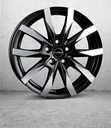 BORBET CW5 BLACK POLISHED MATT 6x16 5/118 ET68 CB71.1