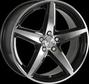 ACC SPORT 5 GLOSS BLACK / POLISHED 6.5x15 5/108 ET38 CB63.4