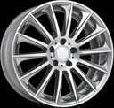 ELIT WHEELS EW02 CRYSTAL SILVER 7.5x17 5/112 ET35 CB66.5