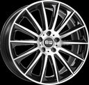 ELIT WHEELS EW02 BLACK / POLISHED 8x18 5/112 ET35 CB66.5