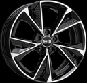 ELIT WHEELS EW15 BLACK / POLISHED 8x18 5/112 ET31 CB66.45