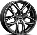 GMP LUNICA MATT ANTHRACITE DIAMOND 8.5x20 5/120 ET55 CB65.1