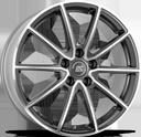 BROCK RC32 TITANIUM FULL POLISH 8x18 5/112 ET30 CB66.7
