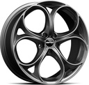 GMP DRAKE GLOSSY ANTHRACITE DARK 8x18 5/110 ET33 CB65.1