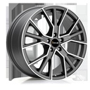 AVUS AF18 DULL ANTHRACITE POLISH 8.5x19 5/112 ET40 CB66.4