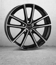BORBET W BLACK POLISHED GLOSSY 8x19 5/108 ET45 CB72.6