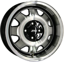 ATS CUP GLOSS BLACK POLISHED 7x15 4/100 ET28 CB63.3