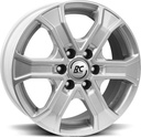 BROCK RC31 CHRYSTAL SILVER 7x17 6/139.7 ET38 CB67.1