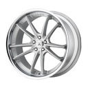 STATUSFÄLGAR AB23 BRUSHED SILVER CHROME LIP 10.5x22 5/115 ET25 CB72.6