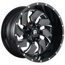 STATUSFÄLGAR FC574 GLOSS BLACK MILLED 12x22 6/135-139.7 ET-44 CB106.1