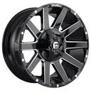 STATUSFÄLGAR FC615 GLOSS BLACK MILLED 12x26 6/135-139.7 ET-44 CB106.1