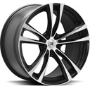 R-SERIES R3 BLACK POLISH 10x21 5/112 ET45 CB66.6