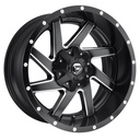 STATUSFÄLGAR FC594 MATTE BLACK MILLED 10x20 6/135-139.7 ET-18 CB106.1