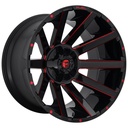 STATUSFÄLGAR FC643 GLOSS BLACK RED TINTED CLEAR 12x22 6/135-139.7 ET-43 CB106.1