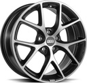 BBS SR VOLCANO GREY DIAM CUT 7.5x17 5/100 ET37 CB70
