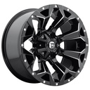 STATUSFÄLGAR FC576 GLOSS BLACK MILLED 9x20 8/180 ET1 CB124.2