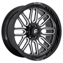 STATUSFÄLGAR FC662 GLOSS BLACK MILLED 9x20 6/139.7 ET19 CB106.1